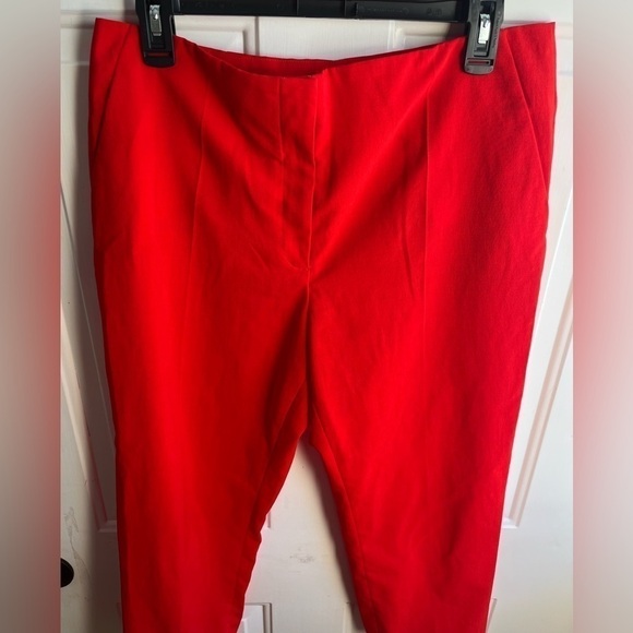 COS Red Crepe Pants - Picture 6 of 9